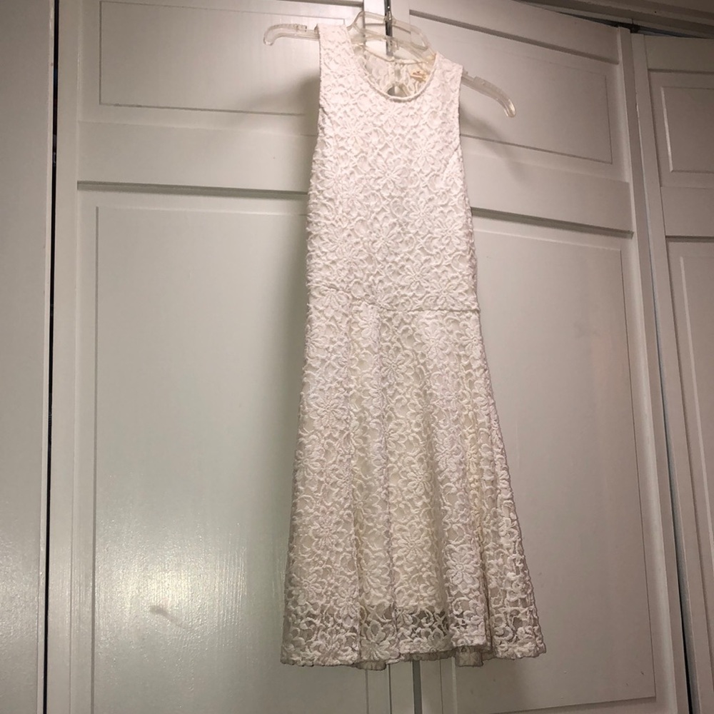 White Hollister dress